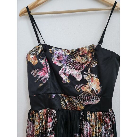 Dress the Population Libby Metallic Floral Strapless Cocktail Minidress | Size M - Picture 5 of 9